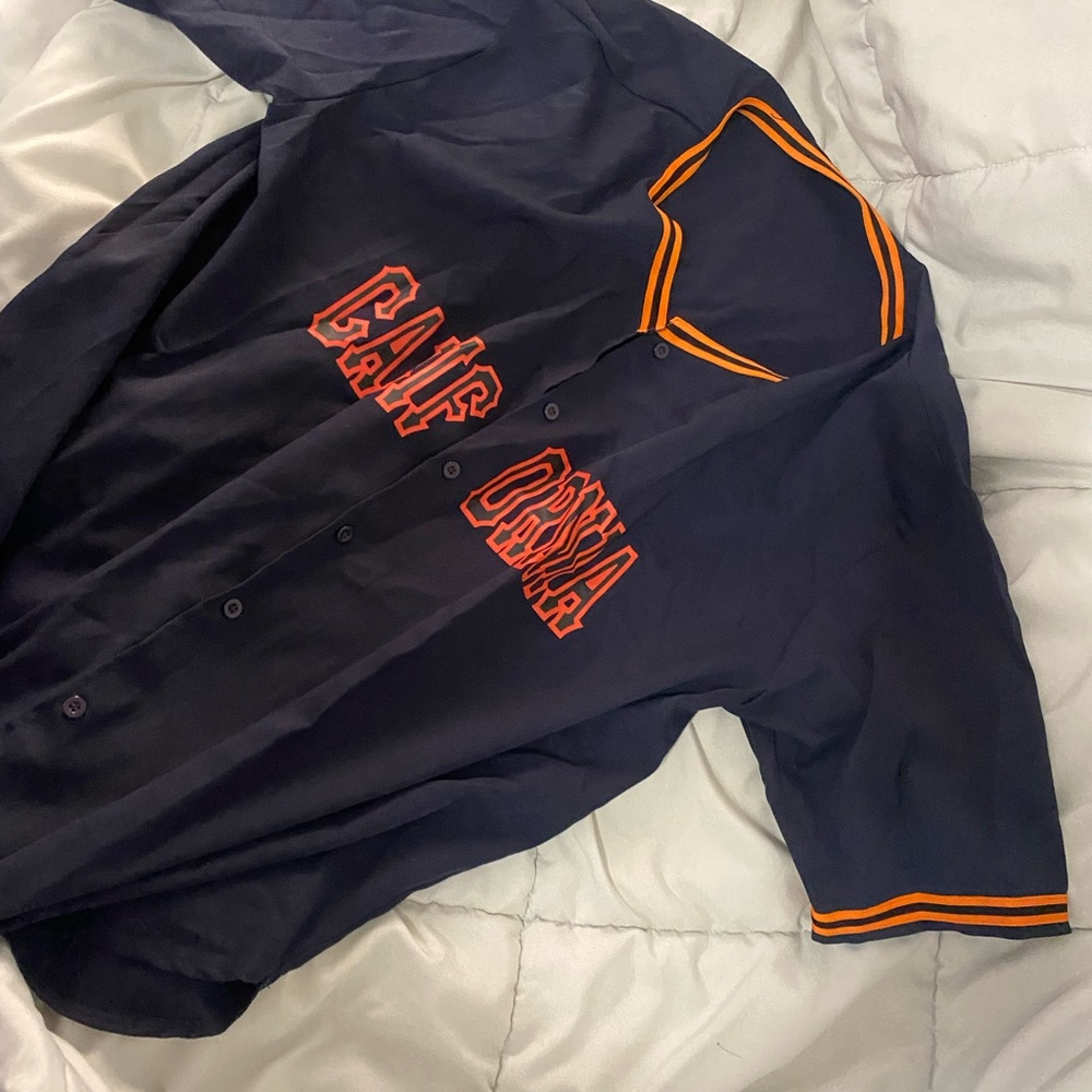 Oversized Jersey black and orange